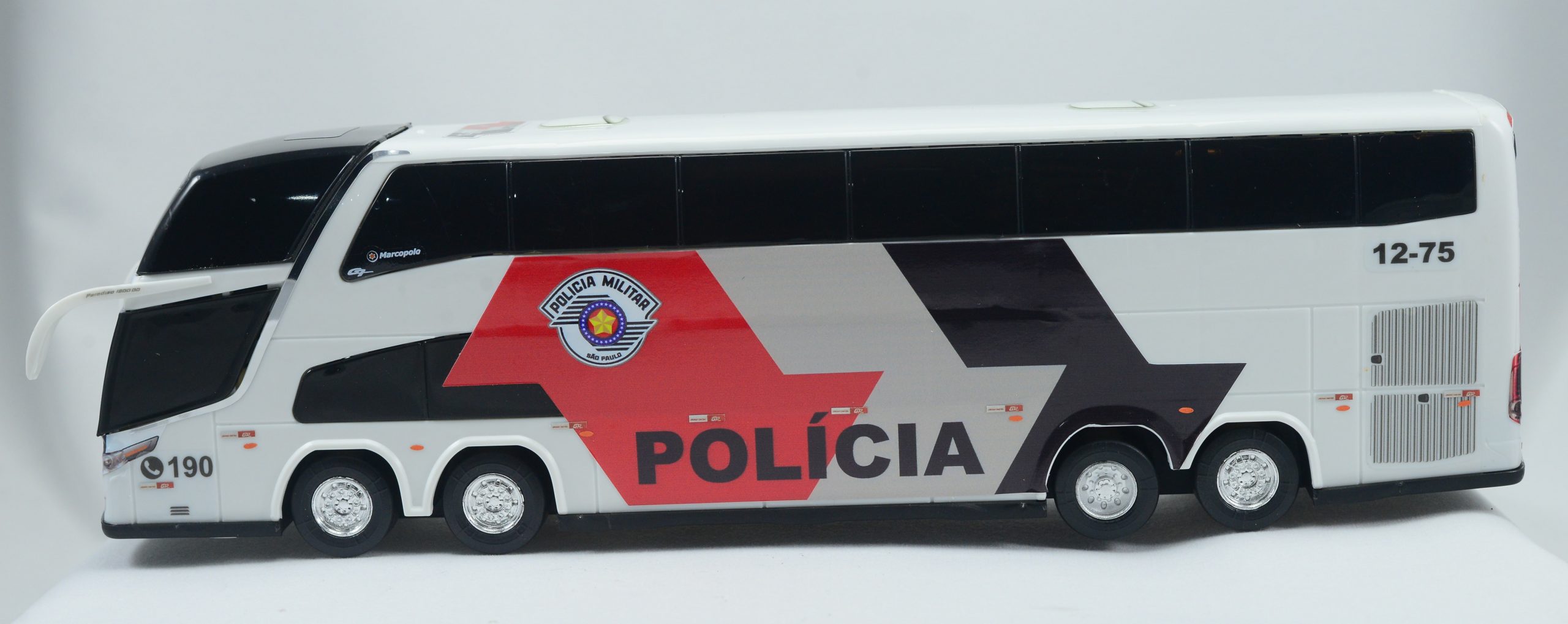 Ônibus em Miniatura Polícia Militar de São Paulo Dd