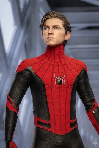 ACTION FIGURE HOMEM ARANHA UPGRADED SUIT 1:6 HOT TOYS