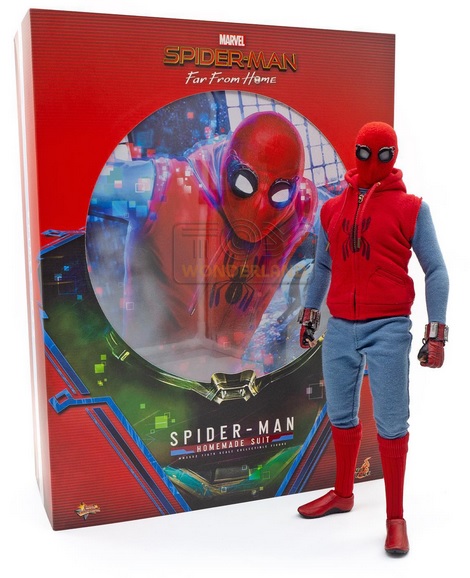 ACTION FIGURE HOMEM ARANHA UPGRADED SUIT 1:6 HOT TOYS