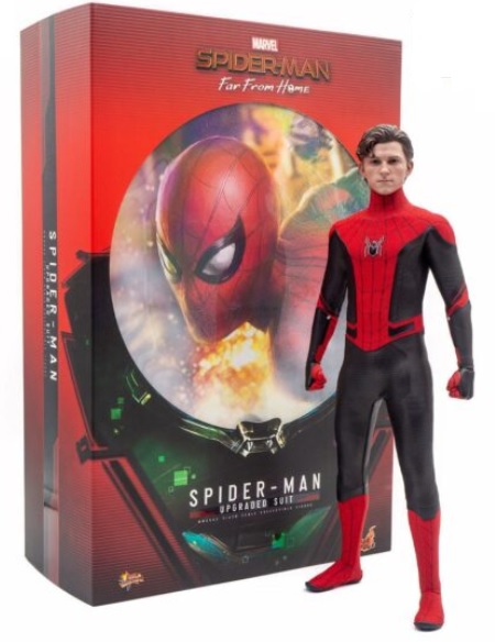 ACTION FIGURE HOMEM ARANHA UPGRADED SUIT 1:6 HOT TOYS